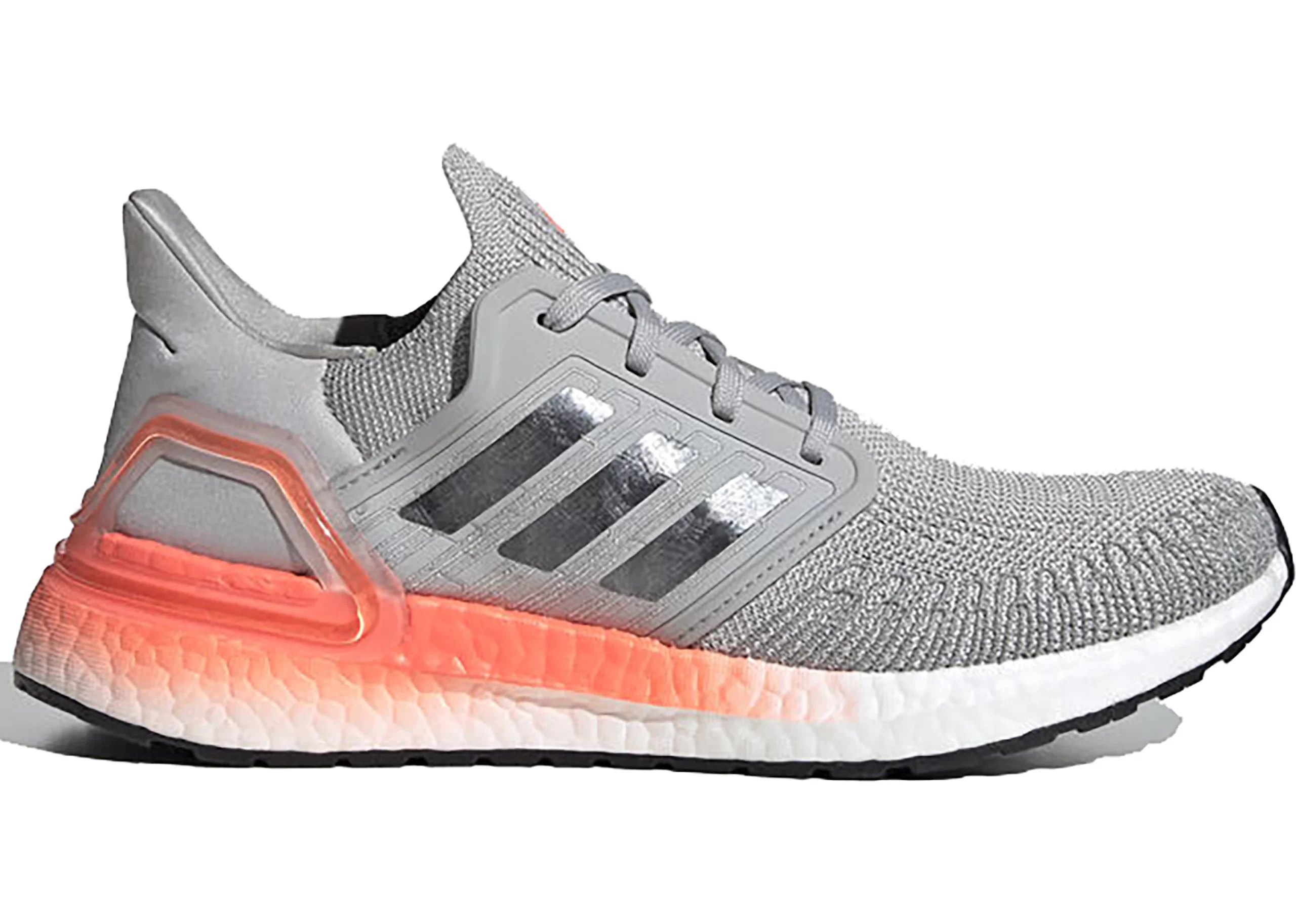 Adidas Ultra Boost 20 Grey Two Signal Coral (women’s)