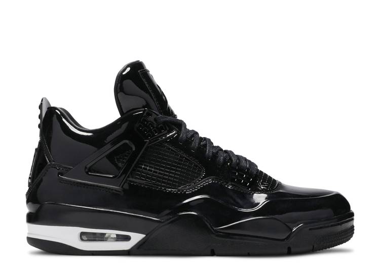 Air Jordan 4 Retro 11Lab4 ‘Black Patent Leather’