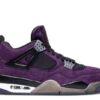 Travis Scott X Air Jordan 4 Retro ‘Purple Suede – Black Midsole’